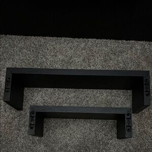 Modern Black Wall Shelves